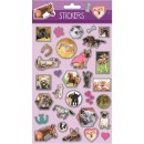 Animals hologram foam sticker