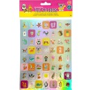 Animals holographic sticker set 2 sheets