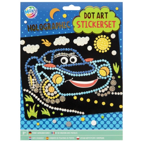 Vehicle Moxy Car holographic sticker set