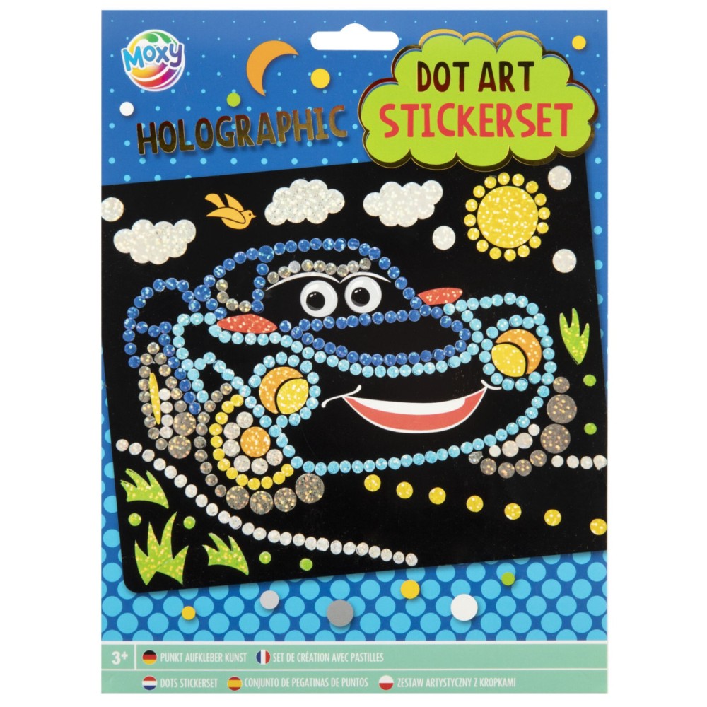 Vehicle Moxy Car holographic sticker set