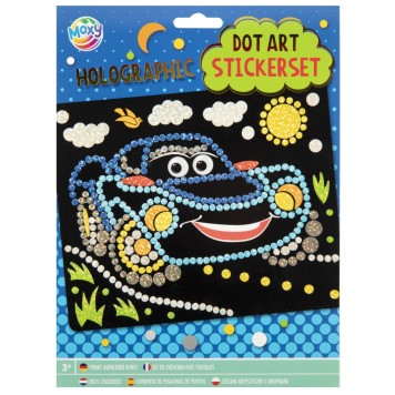 Vehicle Moxy Car holographic sticker set