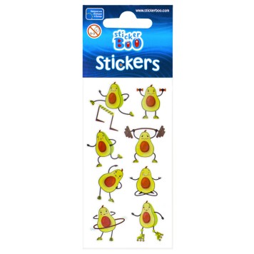 Avocado sticker set
