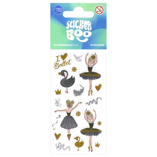 Ballet Ballerina Sticker Set