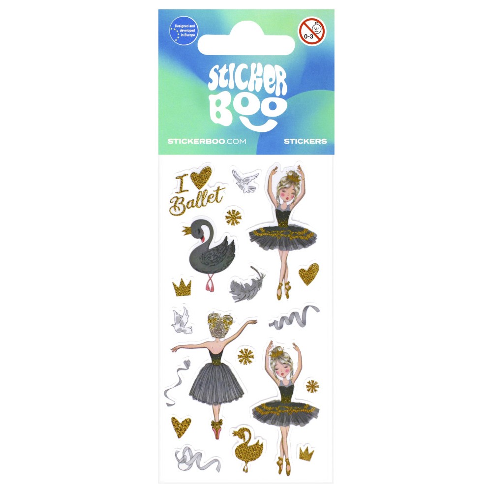 Ballet Ballerina Sticker Set