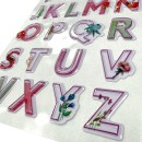 Letters Flower Pop-Up Sticker