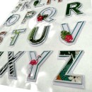 Letters Jungle Pop-Up Sticker