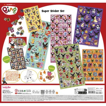 Bing Fun Super sticker set with game
