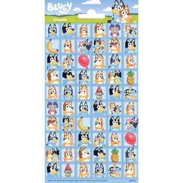 Bluey Bingo mini sticker set