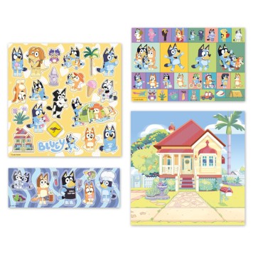Bluey Home sticker set