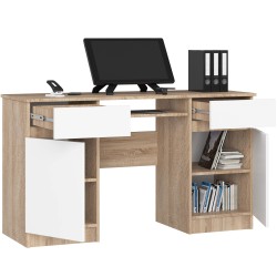 BIURKO CLP A5 2D 2SZ PK SONOMA / BIAŁE