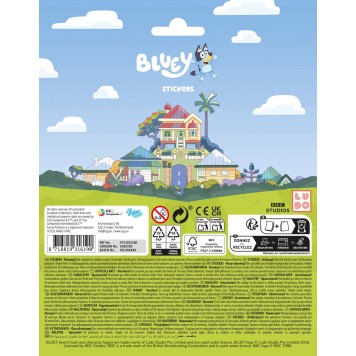 Bluey Play sticker set