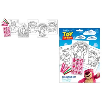 Disney Toy Story Lotso Strawberry coloring set with stickers
