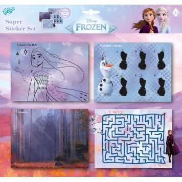 Disney Frozen Adventure Super sticker set with game
