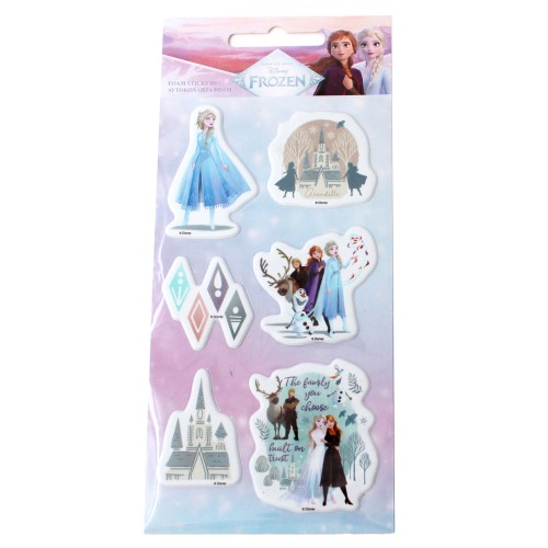 Disney Frozen Castle puffy sponge sticker set