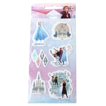 Disney Frozen Castle puffy sponge sticker set