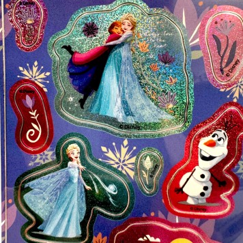 Disney Frozen Hug holographic sticker set