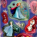 Disney Frozen Hug holographic sticker set