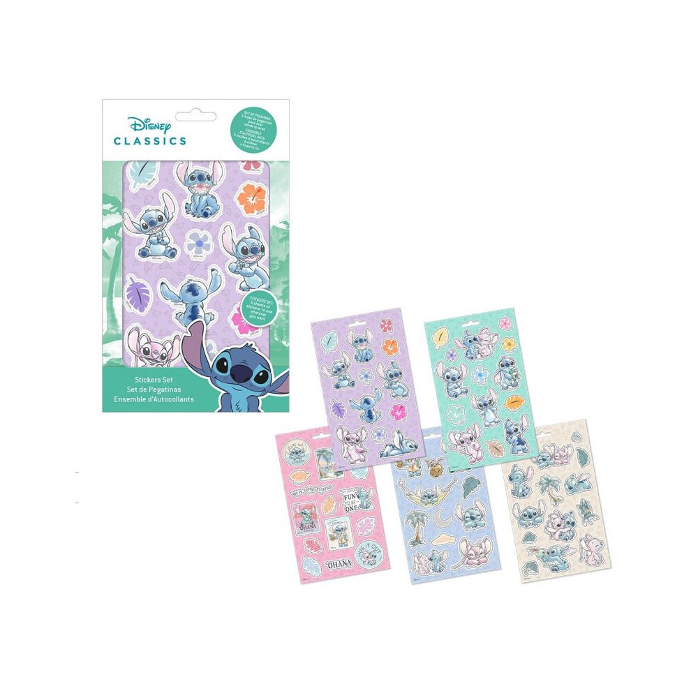 Disney Lilo and Stitch Cheeky sticker set 5 sheets
