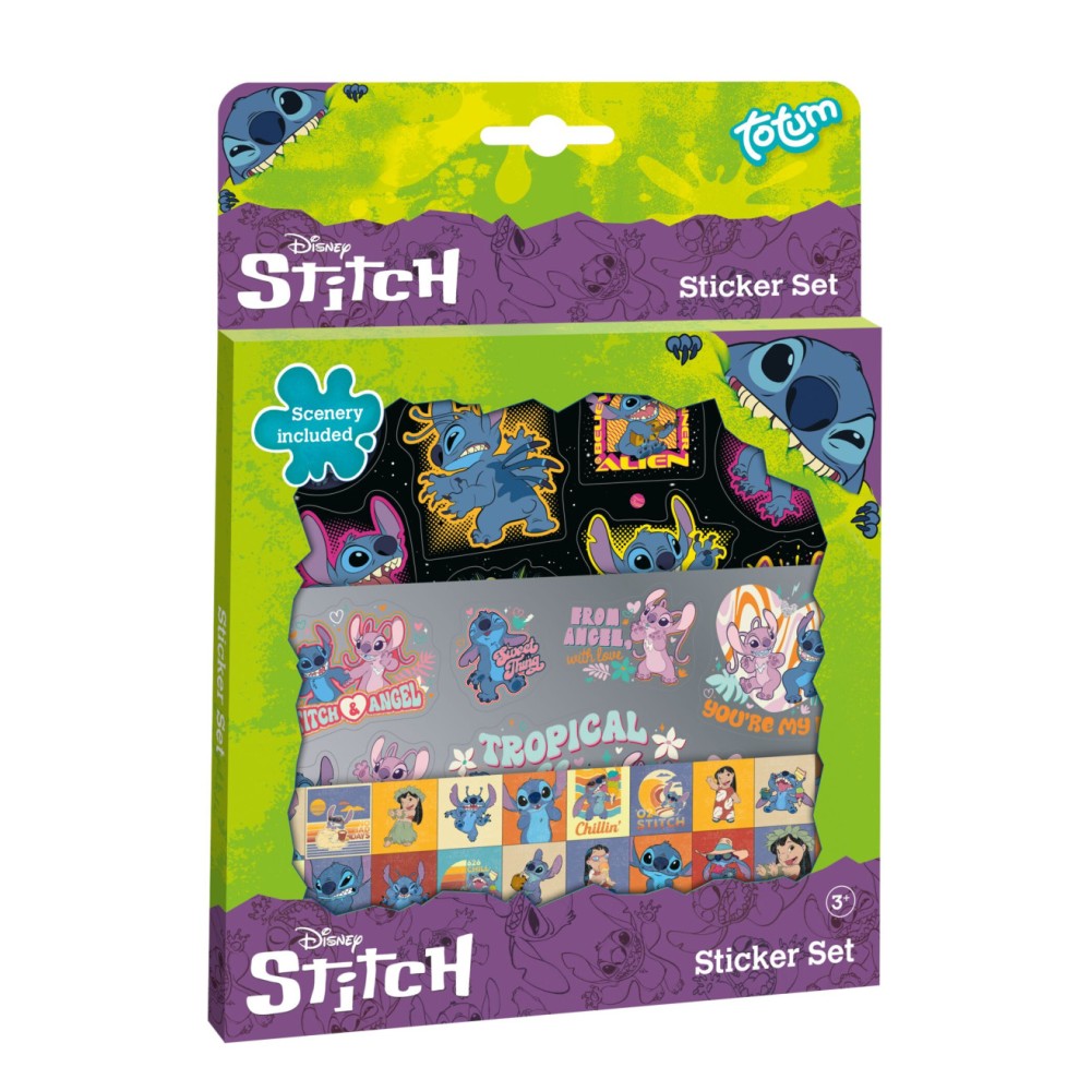 Disney Lilo and Stitch Extrovert sticker set