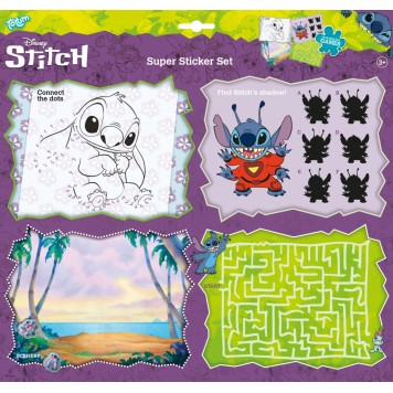Disney Lilo and Stitch Extrovert Super sticker set with game