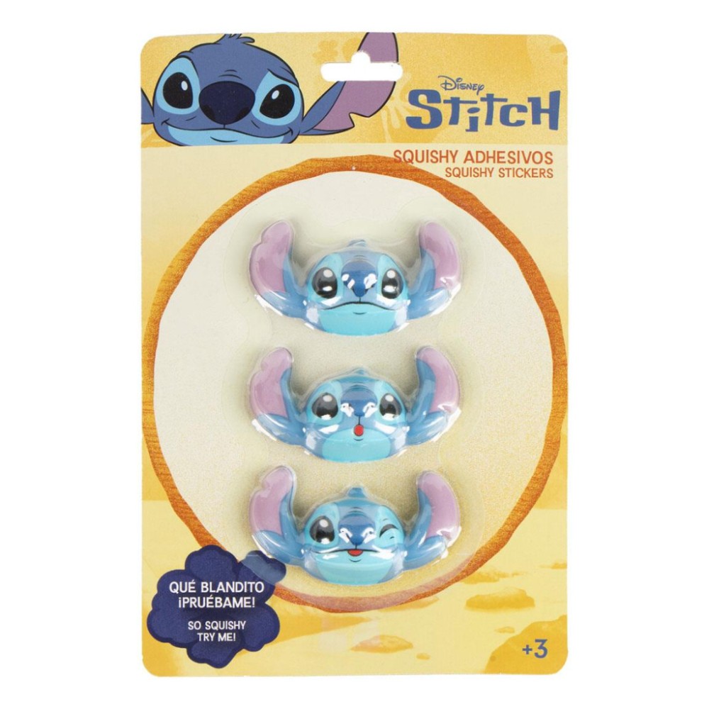 Disney Lilo and Stitch Face decorative sticker set of 3