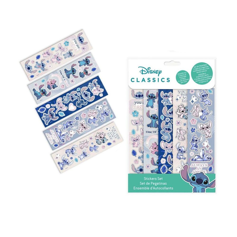 Disney Lilo and Stitch Magical sticker set, 5 sheets