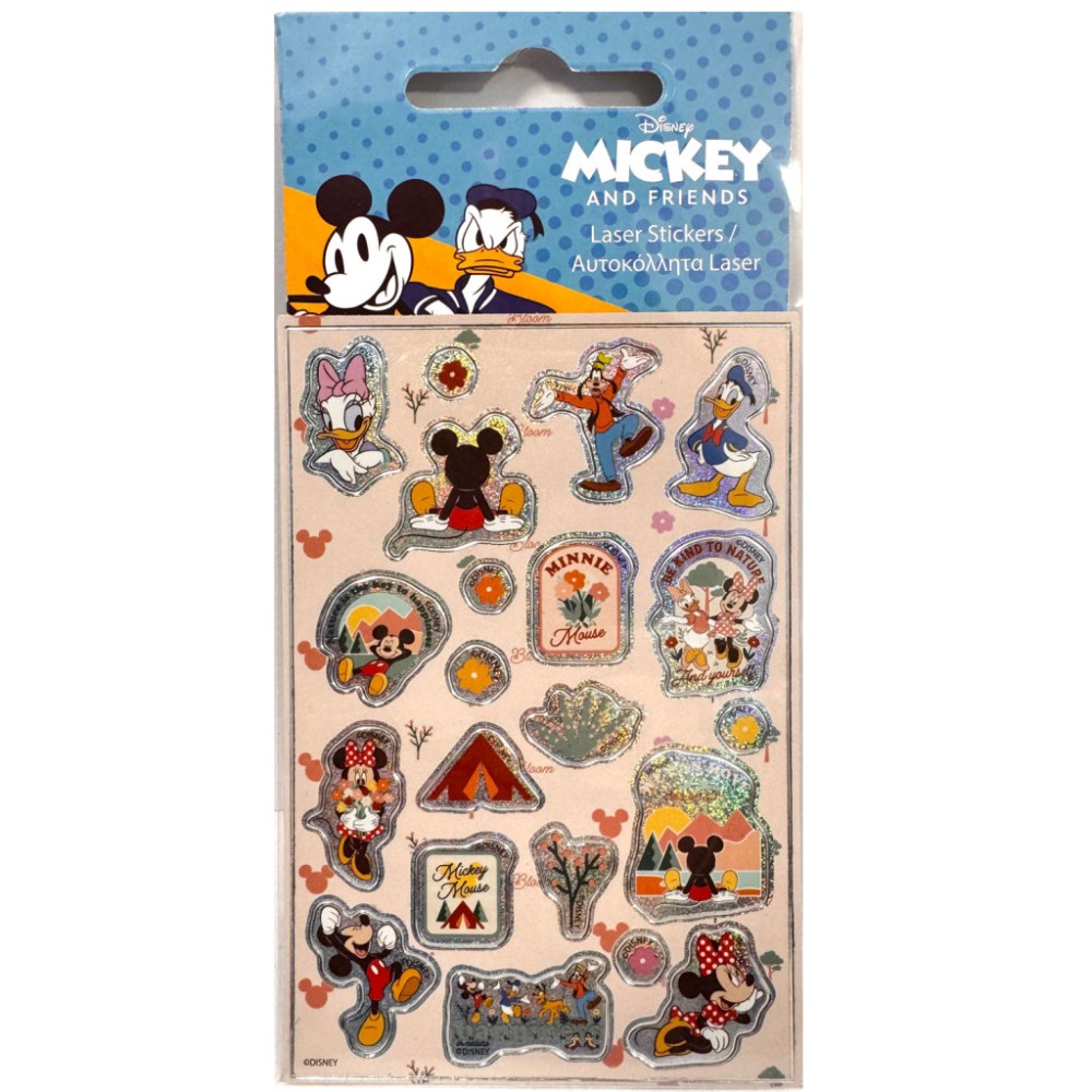 Disney Mickey  Happiness hologram sticker set
