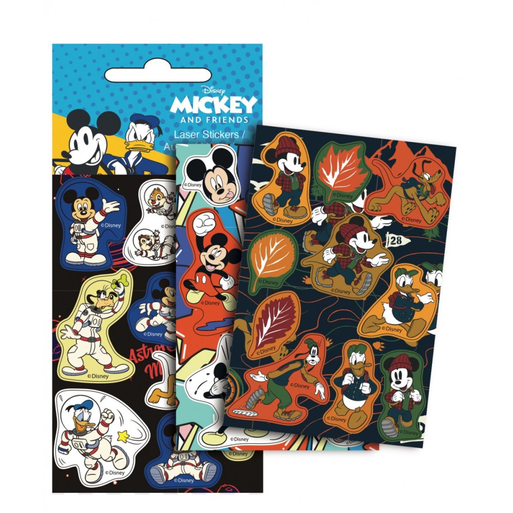 Disney Mickey  Hike holographic sticker set