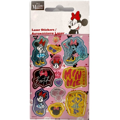 Disney Minnie Bowtiful hologram sticker set