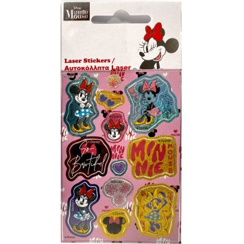 Disney Minnie Bowtiful hologram sticker set