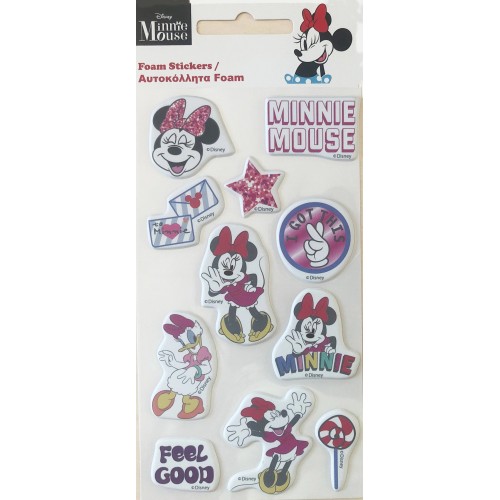 Disney Minnie  Smiles puffy foam sticker set