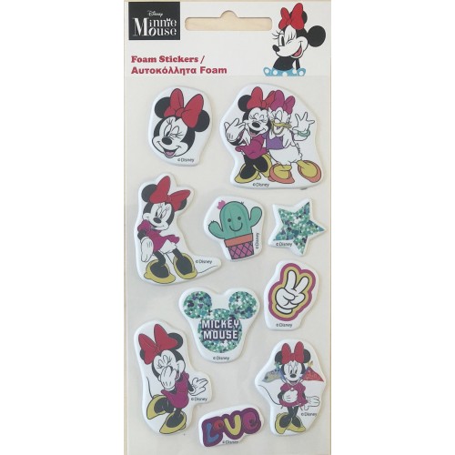 Disney Minnie  Smiles puffy foam sticker set