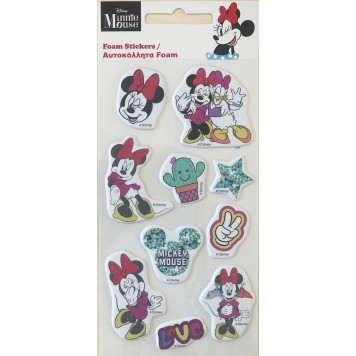 Disney Minnie  Smiles puffy foam sticker set