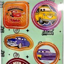 Disney Cars Hometown holographic sticker set