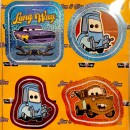Disney Cars Long Way Holographic Sticker Set