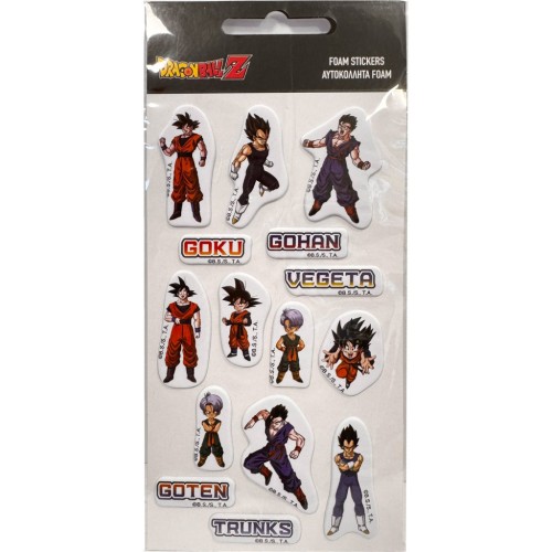 Dragon Ball puffy foam sticker set