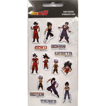Dragon Ball puffy foam sticker set