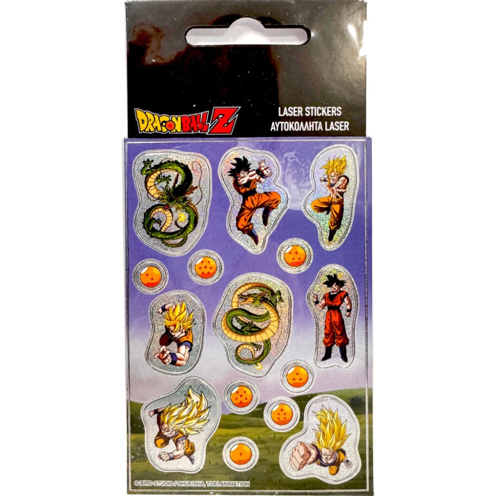 Dragon Ball Snake hologram sticker set
