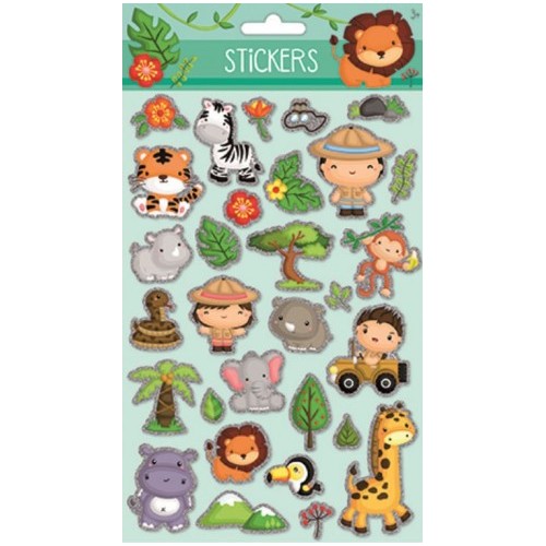 Jungle hologram foam sticker