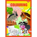 Farm  coloring book 72 pages