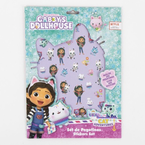 Gabby's Dollhouse Adventures sticker set 300 pieces