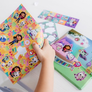 Gabby's Dollhouse Cats sticker set