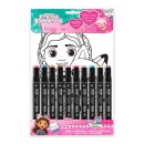 Gabby's Dollhouse number coloring book