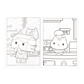 Gabby's Dollhouse Sprinkle Party coloring and sticker set