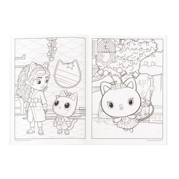 Gabby's Dollhouse Sprinkle Party coloring and sticker set