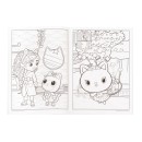 Gabby's Dollhouse Sprinkle Party coloring and sticker set