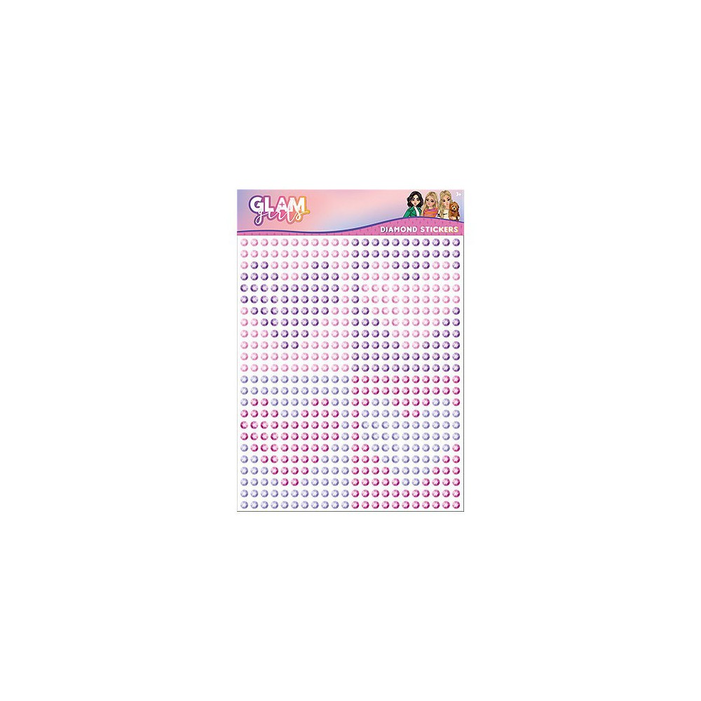 Glam Girls Colorful self-adhesive rhinestone sticker