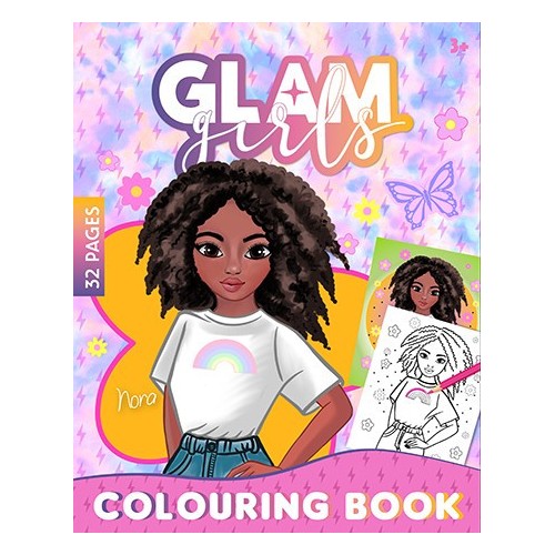 Girl Power Glam Girls Nora Coloring Book 32 Pages