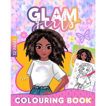 Girl Power Glam Girls Nora Coloring Book 32 Pages