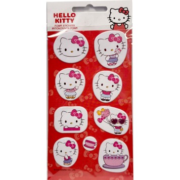 Hello Kitty Cute puffy foam sticker set